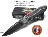 W.R. Case & Sons Cutlery CA52114 Harley-Davidson Motor Cycle Tec X Biker Linerlock Folding Pocket Knife