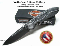 W.R. Case & Sons Cutlery CA52114 Harley-Davidson Motor Cycle Tec X Biker Linerlock Folding Pocket Knife W.R. Case & Sons Cutlery CA52114 Harley-Davidson Motor Cycle Tec X Biker Linerlock Folding Pocket Knife