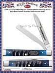 W.R. Case/Sons Cutlery CA53986 Case XX™ Baby Doc Limited Edition Gator Jig Ocean Blue Bone Handle Stainless Steel Pocket Knife W.R. Case/Sons Cutlery CA53986 Case XX™ Baby Doc Limited Edition Gator Jig Ocean Blue Bone Handle Stainless Steel Pocket Knife