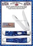 W.R. Case & Sons Cutlery CA23431 Case XX™ Trapper Blue Pearl Kirinite Handle 4-1/8" Closed 3-1/4" Clip 3-1/4" Spey Blade Stainless Steel Pocket Knife W.R. Case & Sons Cutlery CA23431 Case XX™ Trapper Blue Pearl Kirinite Handle 4-1/8" Closed 3-1/4" Clip 3-1/4" Spey Blade Stainless Steel Pocket Knife