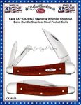 W.R. Case & Sons Cutlery CA28913 Case XX Seahorse Whittler Chestnut Bone Handle Stainless Steel Pocket Knife