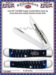 W.R. Case/Sons Cutlery CA53980 Case XX™ Trapper Limited Edition Gator Jig Ocean Blue Bone Handle Stainless Pocket Knife W.R. Case/Sons Cutlery CA53980 Case XX™ Trapper Limited Edition Gator Jig Ocean Blue Bone Handle Stainless Pocket Knife