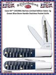 W.R. Case/Sons Cutlery CA53981 Case XX™ Barlow Limited Edition Gator Jig Ocean Blue Bone Handle Stainless Pocket Knife W.R. Case/Sons Cutlery CA53981 Case XX™ Barlow Limited Edition Gator Jig Ocean Blue Bone Handle Stainless Pocket Knife