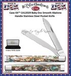 W.R. Case & Sons Cutlery CA12029 Case XX™ Baby Doc Smooth Abalone Handle Stainless Steel Pocket Knife W.R. Case & Sons Cutlery CA12029 Case XX™ Baby Doc Smooth Abalone Handle Stainless Steel Pocket Knife