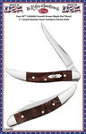 W.R. Case & Sons Cutlery CA64066 Case XX� Smooth Brown Maple Burl Wood 3" Closed Tru-Sharp Stainless Steel Toothpick Pocket Knife    