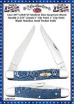 W.R. Case & Sons Cutlery CA63737 Case XX™ Muskrat Blue Sycamore Wood Handle 3-7/8" Closed 3" Clip Point 3" Clip Point Blade Stainless Steel Pocket Knife W.R. Case & Sons Cutlery CA63737 Case XX™ Muskrat Blue Sycamore Wood Handle 3-7/8" Closed 3" Clip Point 3" Clip Point Blade Stainless Steel Pocket Knife