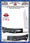 W.R. Case-Sons Cutlery CA65034 Case XX� Axe Jigged Buffalo Horn Handle 4" Closed 3-1/4" Clip Blade Stainless Steel Pocket Knife