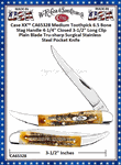 Case XX� CA65328 Medium Toothpick 6.5 BoneStag Closed Length: 4-1/4" Tru-Sharp Stainless SteelPocket Knife