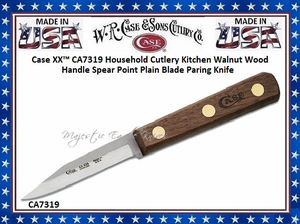 W.R. Case & Sons Cutlery CA7318 Case XX� Household Cutlery Kitchen Bread Slicer Knife Walnut Wood Handle 13-1/2" Overall 8" Miracl-edge Stainless Steel