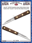 W.R. Case & Sons Cutlery CA7320 Case XX� Household Cutlery Kitchen Walnut Wood Handle 6-3/4" Overall 3" Clip Point Plain Blade Paring Knife
