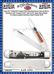 W.R. Case & Sons Cutlery CA81224 Case XX� Trapper Bird Dog Sportsman Natural Bone Handle 4-1/8" Closed 3-1/4" Clip 3-1/4" Spey Plane Blade Tru-Sharp Surgical Stainless Steel Pocket Knife