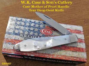 W.R. Case & Sons Cutlery CASE XX CA11937 Mother of Pearl Tear Drop Gent Knife