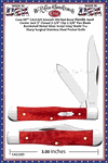 W.R. Case & Sons Cutlery Case XX� CA11325 Smooth Old Red Bone Handle Swell Center Jack 