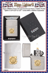Zippo Windproof Lighter Z280ACG Zippo Classic US Coast Guard Crost Anchor, Emblem Windproof Pocket Lighter 2-1/4"x1/2"x1-1/2" Comes With a Lifetime Guarantee 