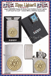 Zippo Windproof Lighter Z280ARM Zippo Classic US Army Crest Emblem Windproof Pocket Lighter 2-1/4"x1/2"x1-1/2" Comes With a Lifetime Guarantee 