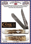 W.R. Case & Sons Presents CA77466 Case XX� Mini Trapper V6207 Damascus Vintage Bone Pocket Knife 