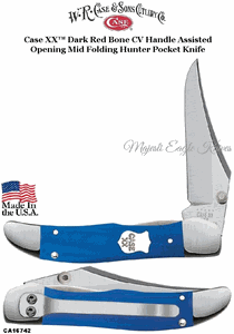 WR Case & Son's Cutlery CA16742 Case 3" Locking Clip Satin Finished Tru-Sharp Surgical Steel Blade Blue G-10 Handle Kickstart Mid-Folding Hunter with Pocket Clip Pocket Knife WR Case & Son's Cutlery CA16742 Case 3" Locking Clip Satin Finished Tru-Sharp Surgical Steel Blade Blue G-10 Handle Kickstart Mid-Folding Hunter with Pocket Clip Pocket Knife