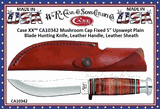WR Case & Sons Cutlery CA10342 Fixed Blade Stacked Leather Handle Hunting Knife