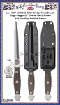 WR Case & SonS Cutlery CA21945 BESH Wedge Double Edge Dagger Brown G10 Handle