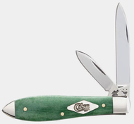 WR Case & Sons Cutlery C63117 Painted Desert Emerald Green Bone handle Trapper Knife WR Case & Sons Cutlery C63117 Painted Desert Emerald Green Bone handle Trapper Knife