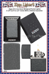 Zippo Windproof Lighter Z211 Zippo Iron Stone Windproof Pocket Lighter 2-1/4"x1/2"x1-1/2" Comes With a Lifetime Guarantee   