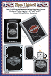 Zippo Windproof Lighter Z24025 Zippo Harley Davidson Carbon Fiber Satin Chrome Windproof Pocket Lighter 2-1/4"x1/2"x1-1/2" Comes With a Lifetime Guarantee 