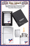 Zippo Windproof Lighter Z29073 Zippo Democratic Donkey Windproof Pocket Lighter 2-1/4"x1/2"x1-1/2" Comes With a Lifetime Guarantee  