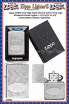 Zippo Windproof Lighter Z29892 Zippo Ford High Polish Chrome w/Ford Oval Logo Windproof Pocket Lighter 2-1/4"x1/2"x1-1/2" Comes With a Lifetime Guarantee 