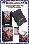 Zippo Windproof Lighter Z49097 Zippo Anne Stokes Dragon Black Matte Windproof Pocket Lighter 2-1/4"x1/2"x1-1/2" Comes With a Lifetime Guarantee