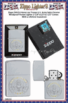 Zippo Windproof Lighter Z49153 Zippo Honor our Troops U.S. Army Satin Chrome Windproof Pocket Lighter 2-1/4"x1/2"x1-1/2" Comes With a Lifetime Guarantee