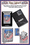 Zippo Windproof Lighter Z49317 Zippo U.S. Marine Corps Eagle, Globe, and Anchor Design Windproof Pocket Lighter 2-1/4"x1/2"x1-1/2" Comes With a Lifetime Guarantee    