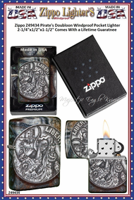 Zippo Windproof Lighter Z49434 Zippo Pirate's Doubloon Windproof Pocket Lighter 2-1/4"x1/2"x1-1/2" Comes With a Lifetime Guarantee Zippo Windproof Lighter Z49434 Zippo Pirate's Doubloon Windproof Pocket Lighter 2-1/4"x1/2"x1-1/2" Comes With a Lifetime Guarantee