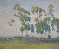 A Grove of Eucalyptus <br><small>Maurice Braun