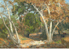 Arroyo Landscape with Cows<br><small>Franz Bischoff