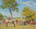 At the Horse Show<br><small>Howard Edward Smith</font>