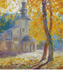 Autumn, Honfleur, Notre Dame de Grace, France<br><small>Guy Rose