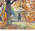 Autumn Rue Engeland, Uccle, Belgium<br><small>Joseph Morris Raphael