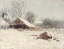 Barn in the Snow<br><small>Edwin Roscoe Shrader