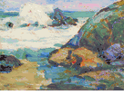 Bay Area San Francisco Coastal Scene <br><small> Selden Gile