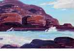 Beach Scene <br><SMALL>Conrad Buff