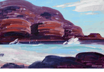 Beach Scene <br><SMALL>Conrad Buff