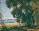 Beach Scene with Trees<br><small>Sam Hyde Harris