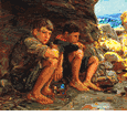 Beachcombers <br><small> Joseph Kleitsch