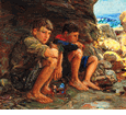 Beachcombers <br><small> Joseph Kleitsch