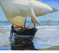 Beaching the Boats <br><small> Arthur Grover Rider