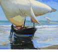 Beaching the Boats <br><small> Arthur Grover Rider