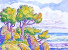Trees by the Sea<br><small>Birger Sandzen