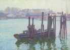 Boat in the Harbor<br><small>Maurice Braun