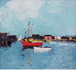 Boats at Newport<br><small>Thomas Lorraine Hunt