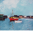 Boats at Newport<br><small>Thomas Lorraine Hunt